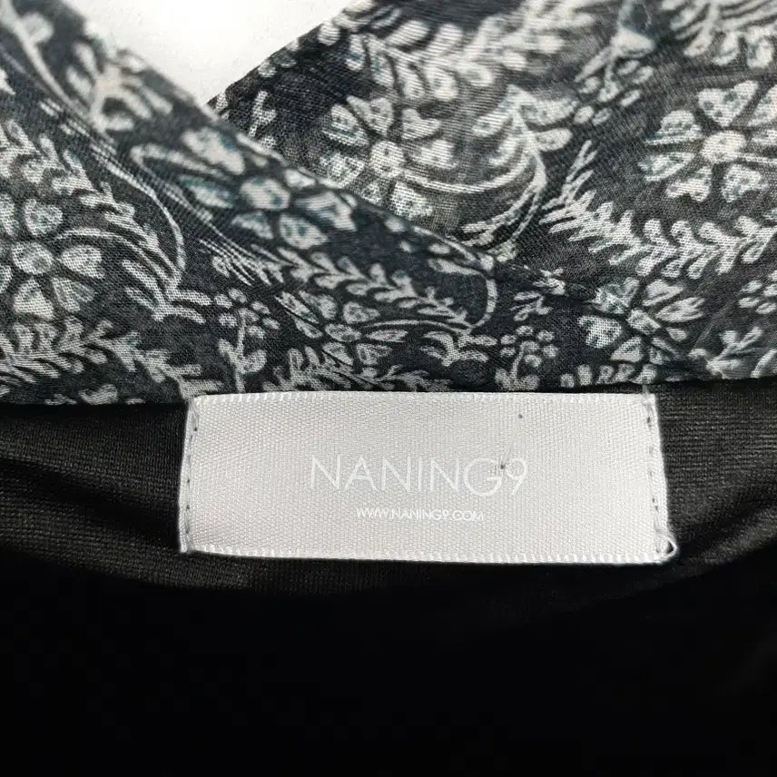 [BUNJANG] Naning9 Patterned Bustier Dress / 난닝구 패턴 뷔스티에원피스