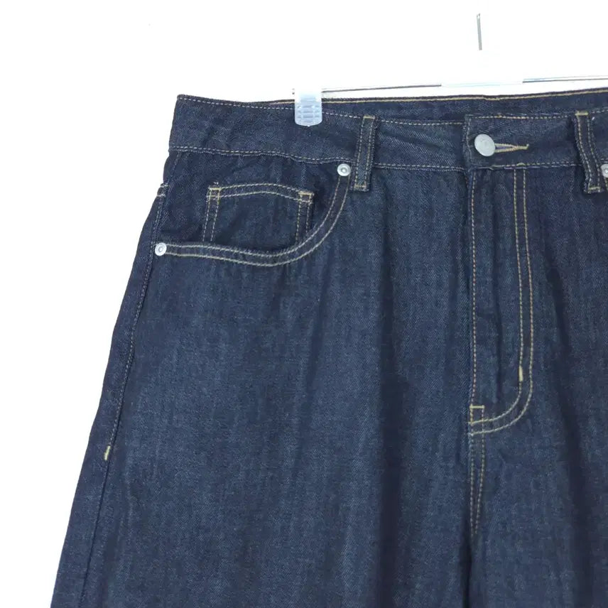 [SOLD OUT] 무신사스탠다드 25년2월제조 남성 데님 와이드 팬츠(34)