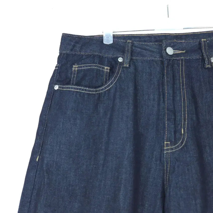 [SOLD OUT] 무신사스탠다드 25년2월제조 남성 데님 와이드 팬츠(34)
