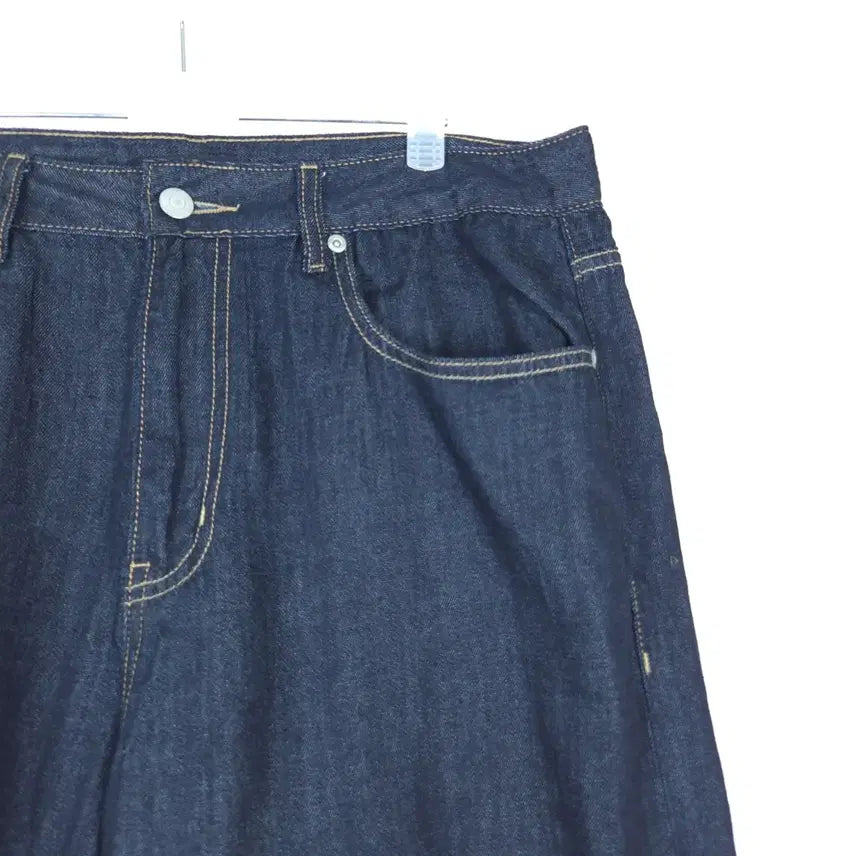 [SOLD OUT] 무신사스탠다드 25년2월제조 남성 데님 와이드 팬츠(34)