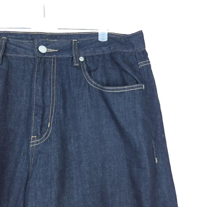 [SOLD OUT] 무신사스탠다드 25년2월제조 남성 데님 와이드 팬츠(34)