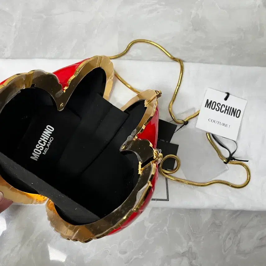 [SOLD OUT] 새상품) 모스키노 하트백 레드