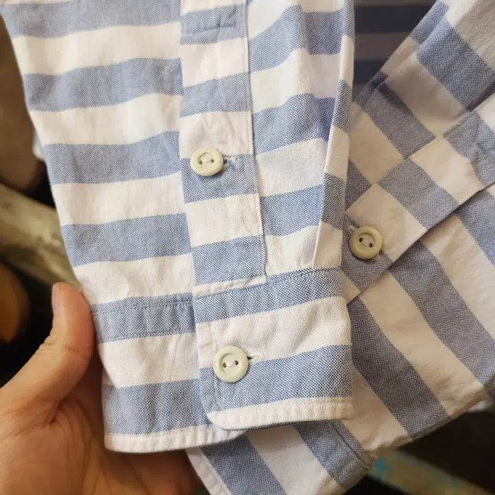 [BUNJANG] 90s 폴로 럭비티 카라티 프리즈너 옥스포드 셔츠 usa 메이드 xl / 90s 폴로 럭비티 카라티 프리즈너 옥스포드 셔츠 usa 메이드 xl