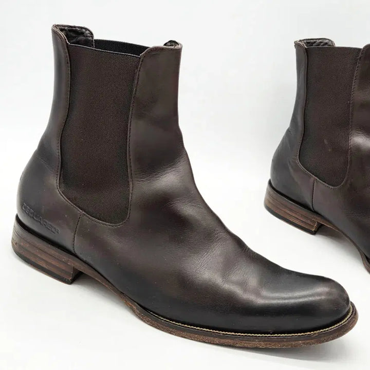 [SOLD OUT] Dsquared2 디스퀘어드2 첼시부츠 브라운 (42)