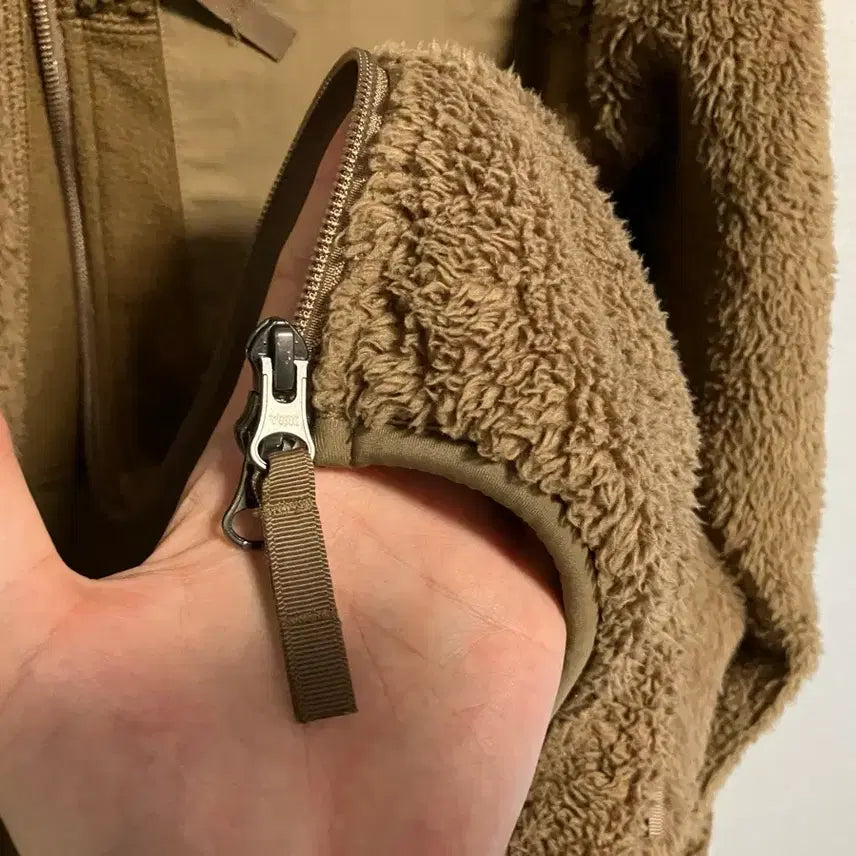 [BUNJANG] Uniqlo x Engineered Garments Fleece Jacket L Brown / 유니클로 X 엔지니어드 가먼츠 플리스 자켓 L 브라운