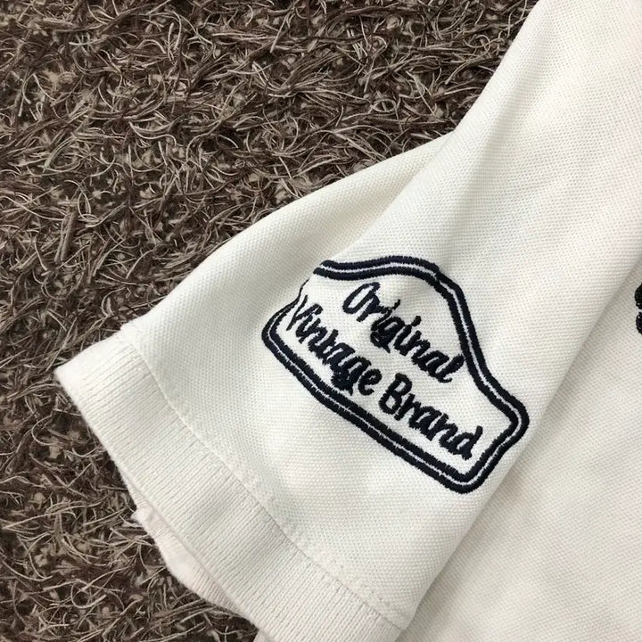 [BUNJANG] Buckaroo Patch Collar Short Sleeve T-shirt / L 버커루 패치 카라 반팔 티셔츠