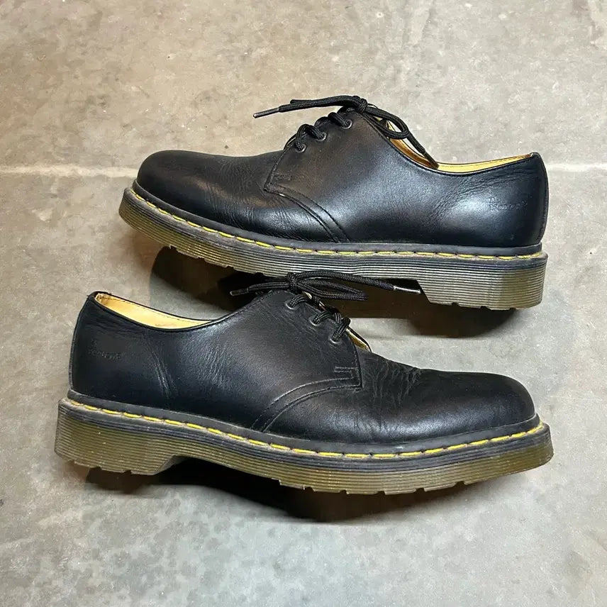 [BUNJANG] Dr. Martens 1461 Napa Black 3-Hole Shoes / 닥터마틴 1461 3홀 나파 블랙 (UK6 / 250