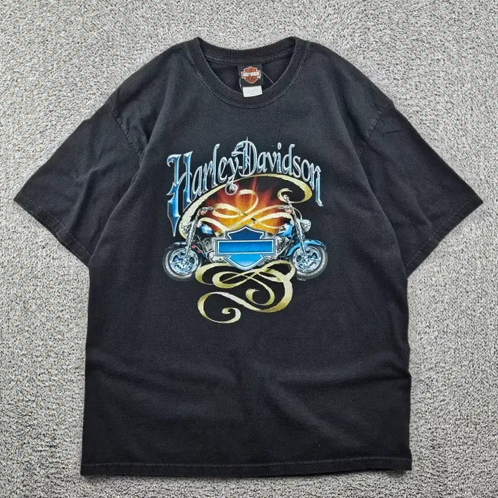 [BUNJANG] Harley Davidson Short Sleeve T-Shirt (L) / 할리데이비슨 반팔 티셔츠 ( L ) / 11970