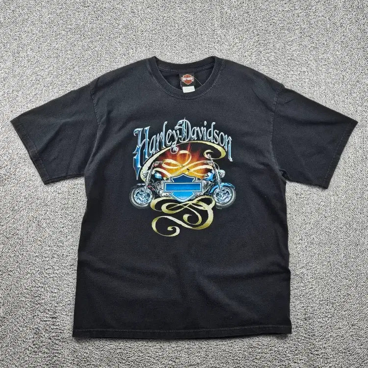 [BUNJANG] Harley Davidson Short Sleeve T-Shirt (L) / 할리데이비슨 반팔 티셔츠 ( L ) / 11970