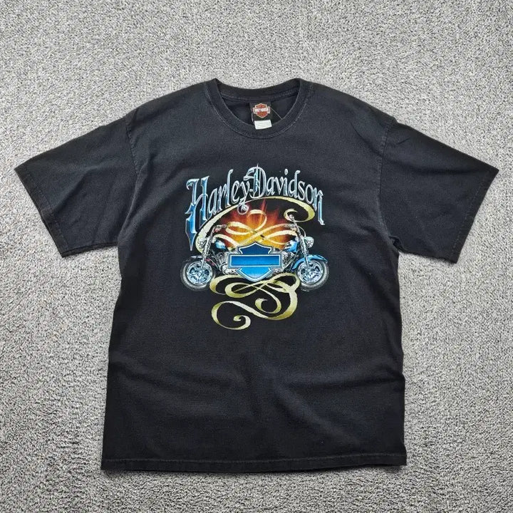 [BUNJANG] Harley Davidson Short Sleeve T-Shirt (L) / 할리데이비슨 반팔 티셔츠 ( L ) / 11970