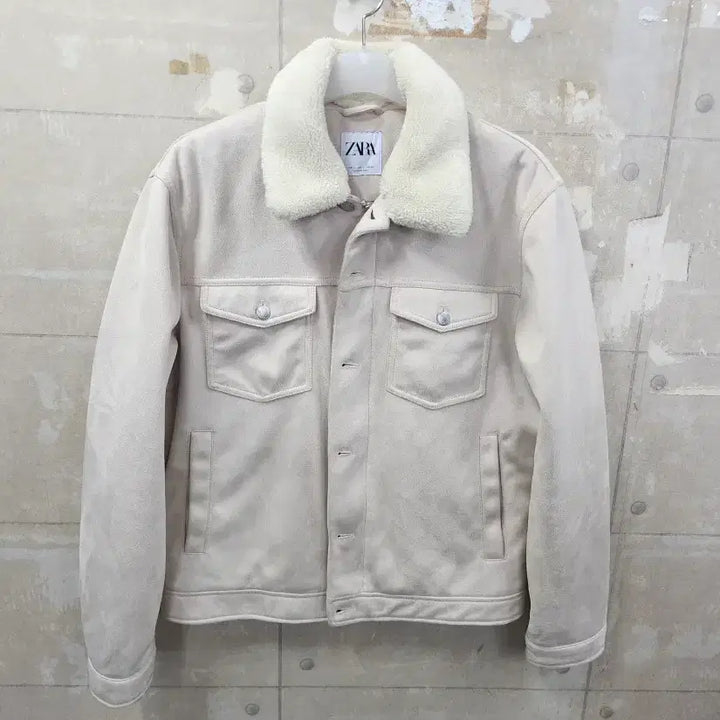 [BUNJANG] (L)자라 ZARA  남성 스웨이드 누빔 블루종 점퍼/100/상태좋음 / (L)자라 ZARA  남성 스웨이드 누빔 블루종 점퍼/100/상태좋음