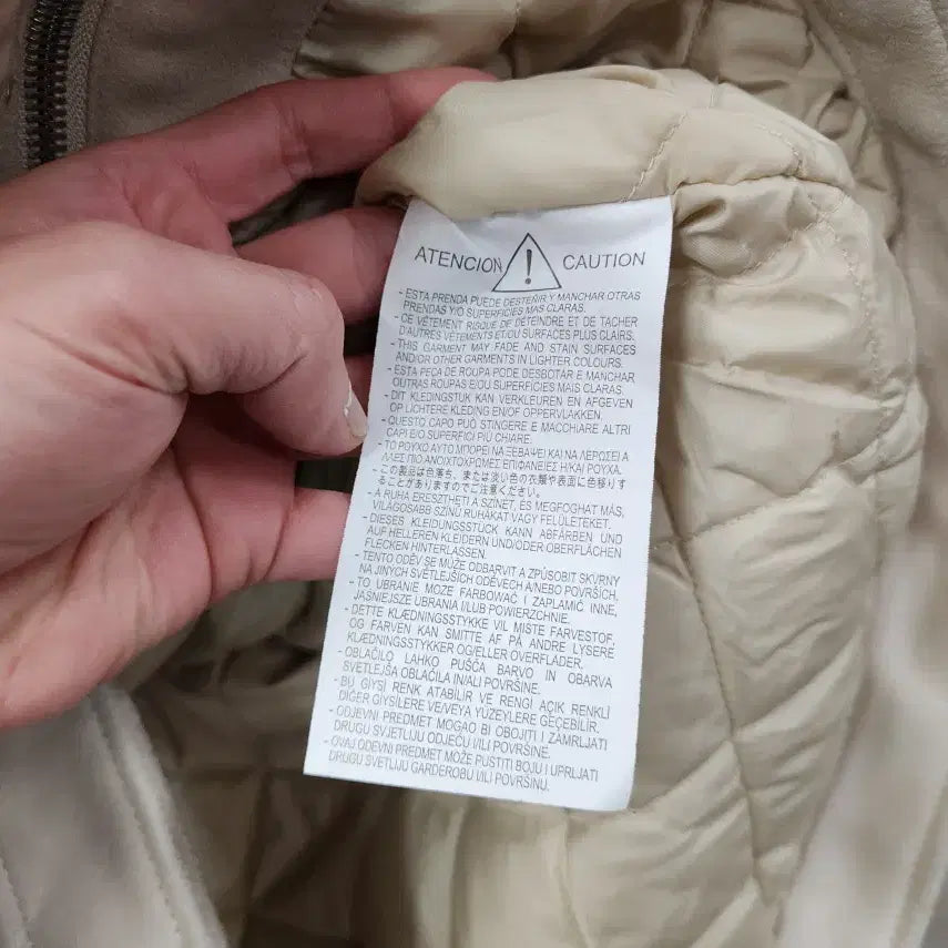 [BUNJANG] (L)자라 ZARA  남성 스웨이드 누빔 블루종 점퍼/100/상태좋음 / (L)자라 ZARA  남성 스웨이드 누빔 블루종 점퍼/100/상태좋음