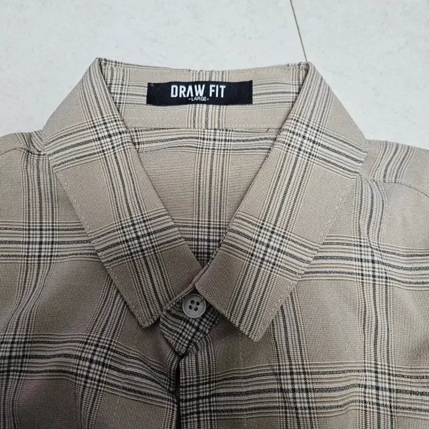[BUNJANG] 무신사 DRAW FIT 체크 셔츠 남방 / 무신사 DRAW FIT 체크 셔츠 남방
