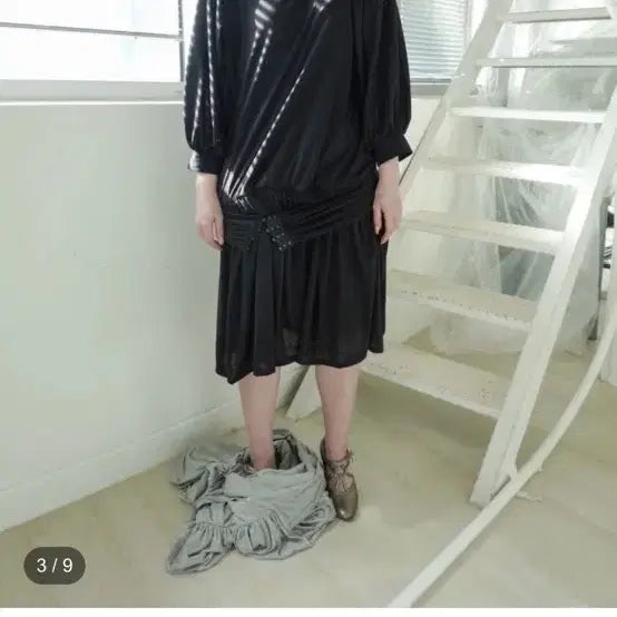 [BUNJANG] 에옹쓰 아르누보 원피스 블랙 / 에옹쓰 아르누보 원피스 블랙