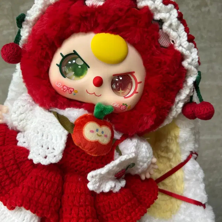 [SOLD OUT] 베이비쓰리 시크 사과400 토끼 뜨개옷