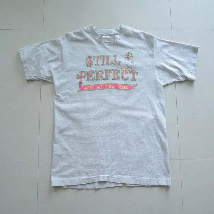 [BUNJANG] 80s USA 후르츠 STILL PERFECT 싱글스티치 티셔츠 / 80s USA 후르츠 STILL PERFECT 싱글스티치 티셔츠