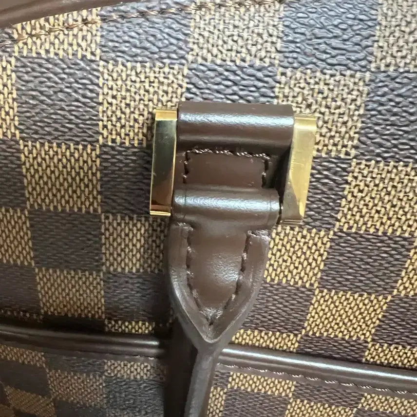 [BUNJANG] Louis Vuitton Damier Ebene Sa ria Horizontal Handbag / 루이비통 다미에 에벤 사리아 호리즌탈 핸드백 N51282