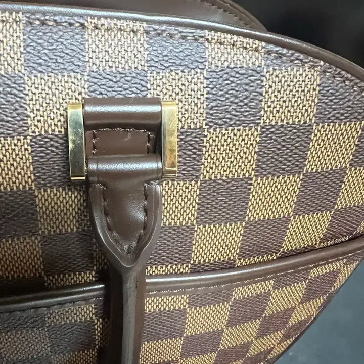 [BUNJANG] Louis Vuitton Damier Ebene Sa ria Horizontal Handbag / 루이비통 다미에 에벤 사리아 호리즌탈 핸드백 N51282