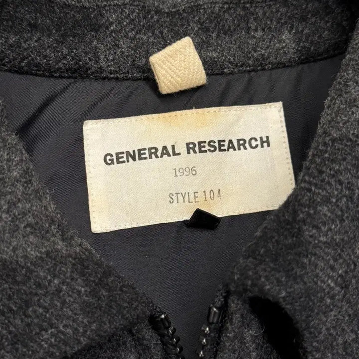 [BUNJANG] General Research Wool Shirt Jacket / 90s 제너럴 리서치 울 셔츠 자켓