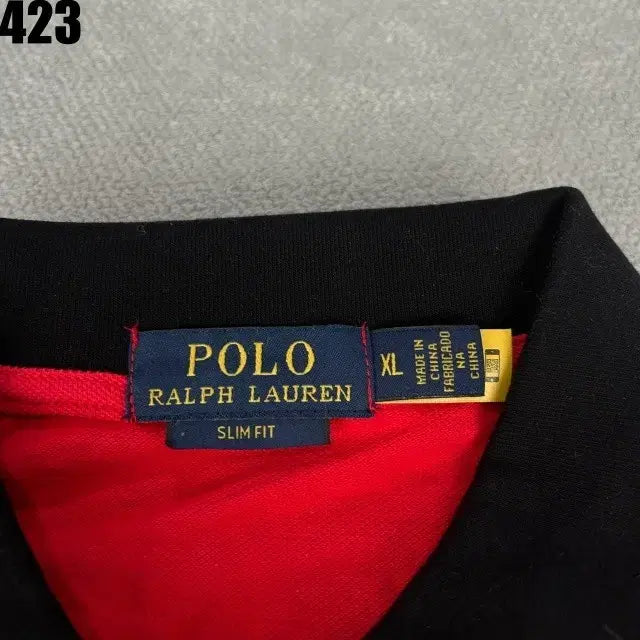 [BUNJANG] Polo Milan Red Short Sleeve Polo Shirt / 폴로 밀란 레드 반팔 카라티