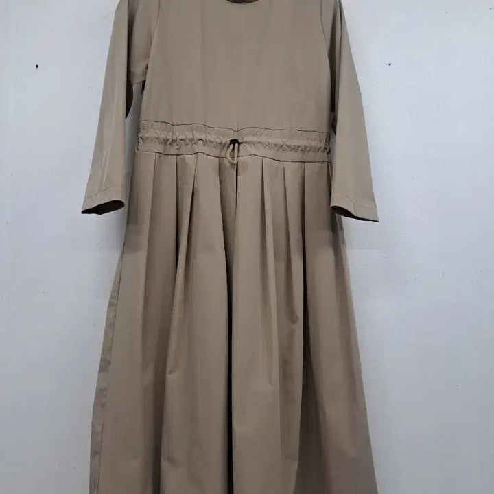 [BUNJANG] Unused Long Dress - Beige / 롱원핏M미사용