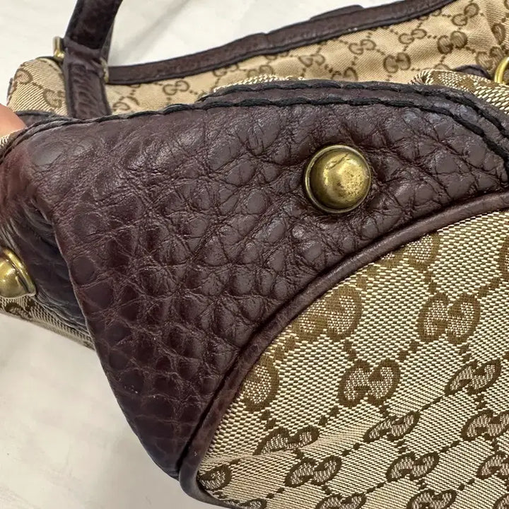 [BUNJANG] Gucci Horsebit Canvas Bag / 정품 구찌 홀스빗 캔버스 백