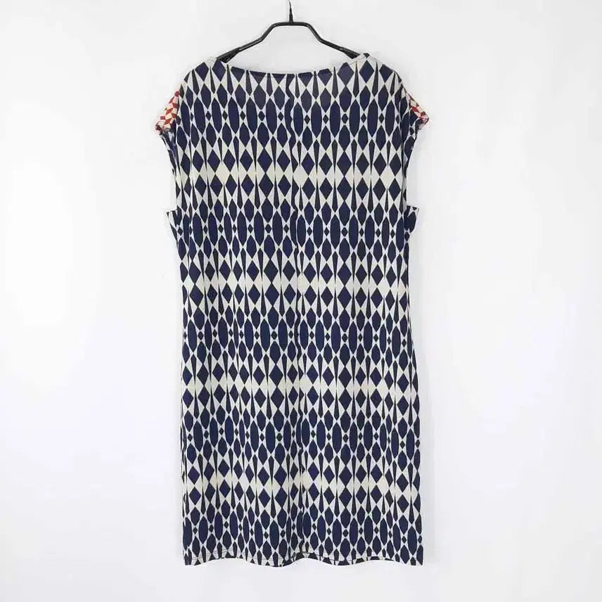 [BUNJANG] La Ponte Shoulder Print Dress / 라폰테 어깨배색 프린팅 원피스 88