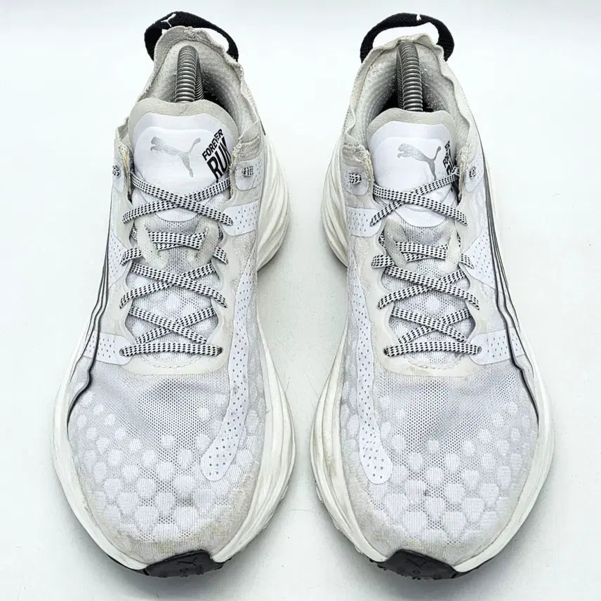 [BUNJANG] Puma ForeverRun Nitro White Black Running Shoes (270) / 푸마 포에버런 나이트로 화이트 블랙 (270)