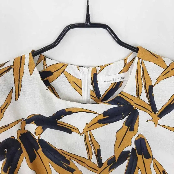 [BUNJANG] Maison Blanche Pattern Sleeveless Dress / 메종블랑쉬 패턴 민소매원피스 55