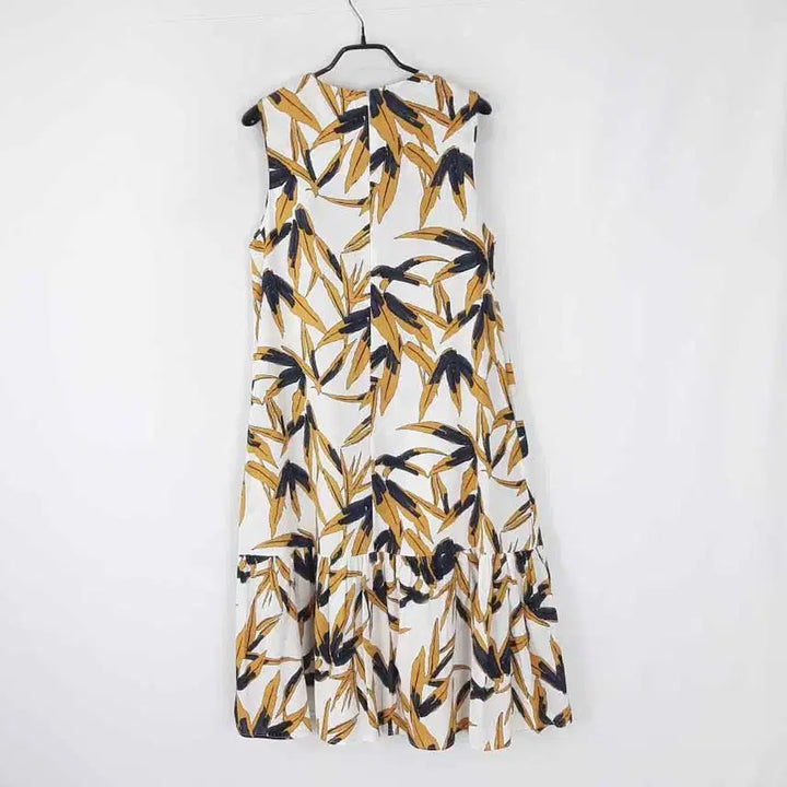 [BUNJANG] Maison Blanche Pattern Sleeveless Dress / 메종블랑쉬 패턴 민소매원피스 55