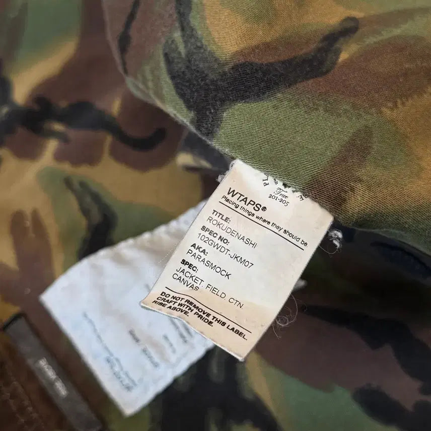 [BUNJANG] WTAPS Parascope Field Jacket 2010 / 더블탭스 파라스목 필드 자켓 2010