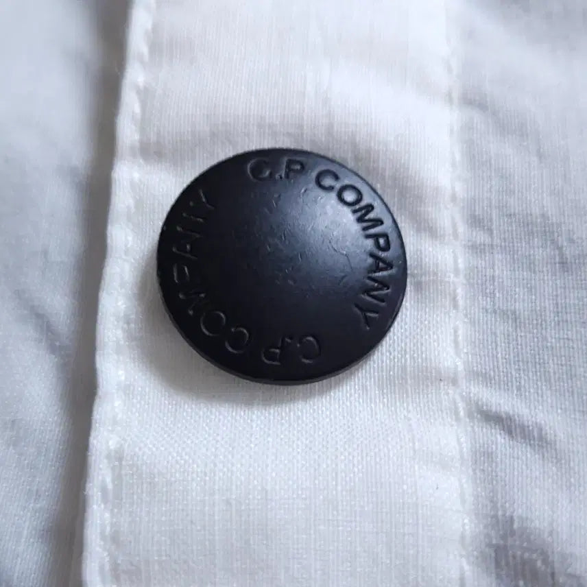 [BUNJANG] CP Company White Pocket Polo Shirt / Cp 씨피컴퍼니 화이트 포켓 반팔 폴로