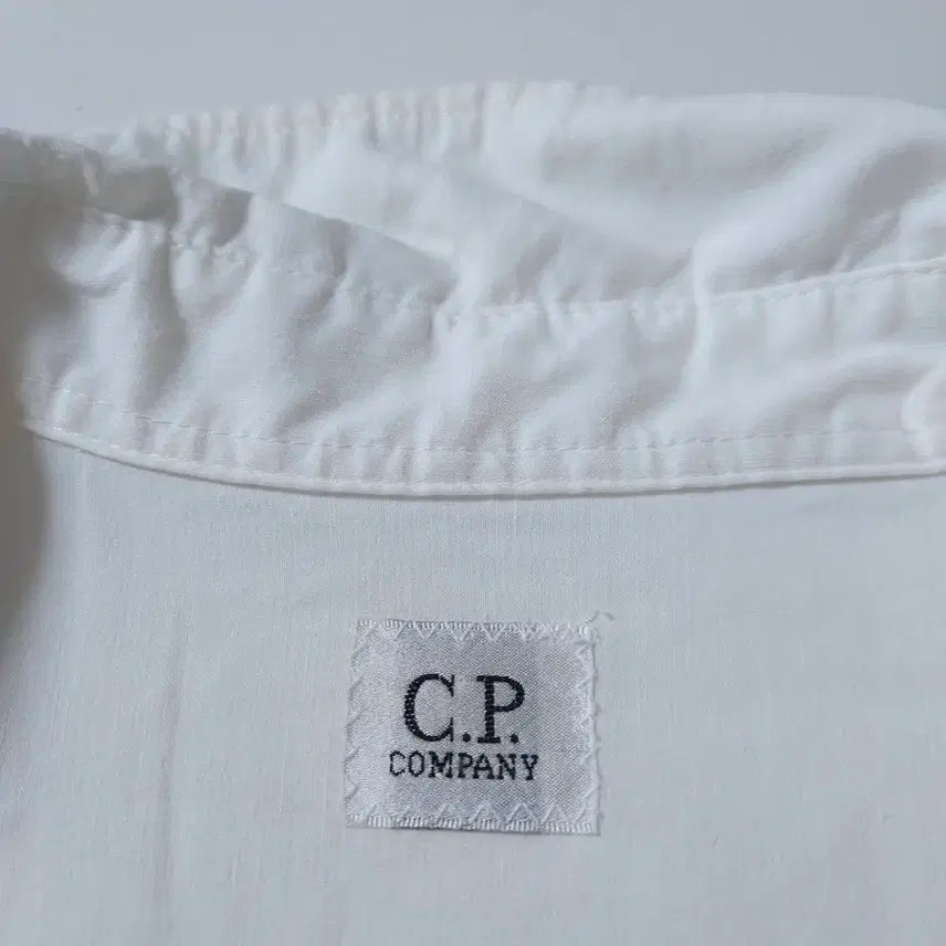 [BUNJANG] CP Company White Pocket Polo Shirt / Cp 씨피컴퍼니 화이트 포켓 반팔 폴로