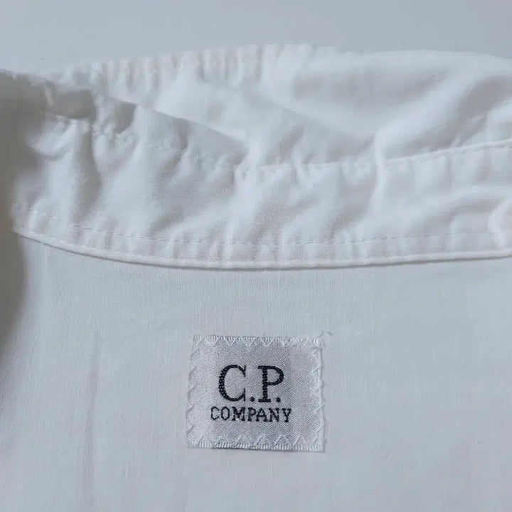 [BUNJANG] CP Company White Pocket Polo Shirt / Cp 씨피컴퍼니 화이트 포켓 반팔 폴로