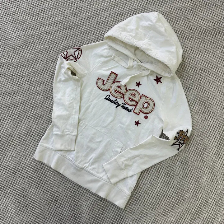 [BUNJANG] S Jeep Big Logo Hoodie T-shirt / S 지프 빅로고 후드 티셔츠 0424D