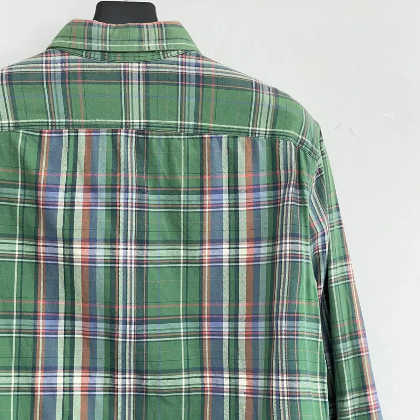 [BUNJANG] Polo Ralph Lauren Plaid Check Shirt / 폴로 랄프로렌 공용S 더블 포켓 플레이드 체크