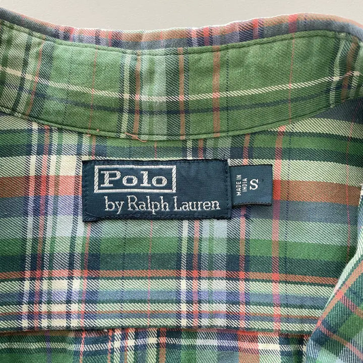 [BUNJANG] Polo Ralph Lauren Plaid Check Shirt / 폴로 랄프로렌 공용S 더블 포켓 플레이드 체크
