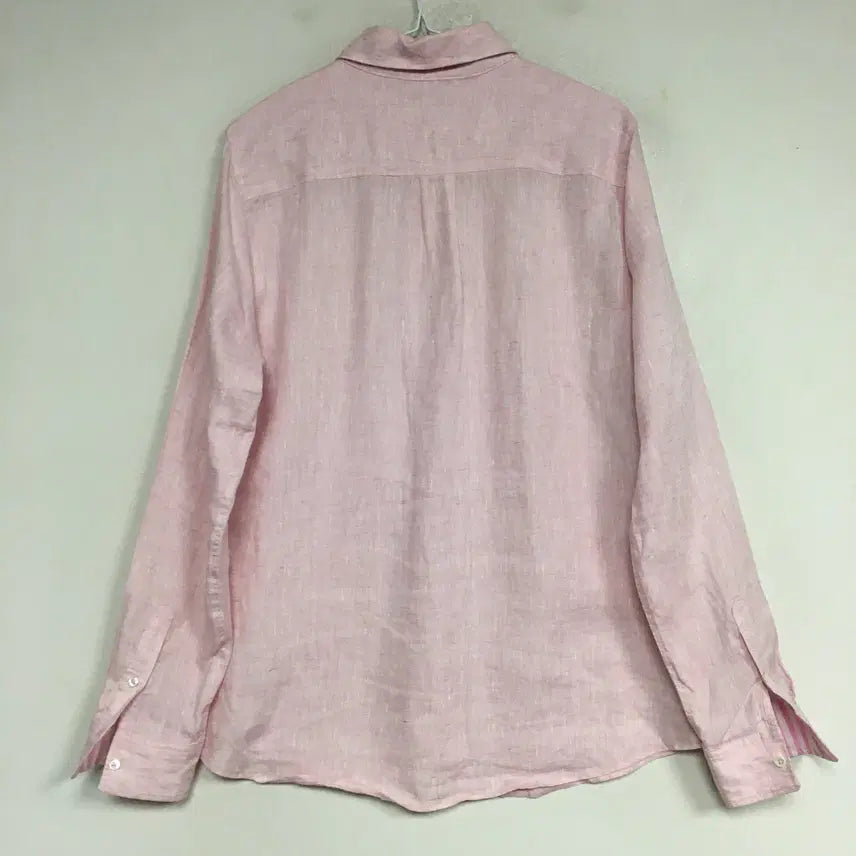 [SOLD OUT] 헤지스 레이디스 핑크 린넨 셔츠 95