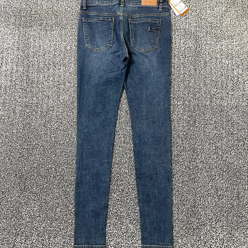 [SOLD OUT] 빈티지9. PLAC 플랙 진 워시드 패치워크 슬림핏 청바지 데님팬츠