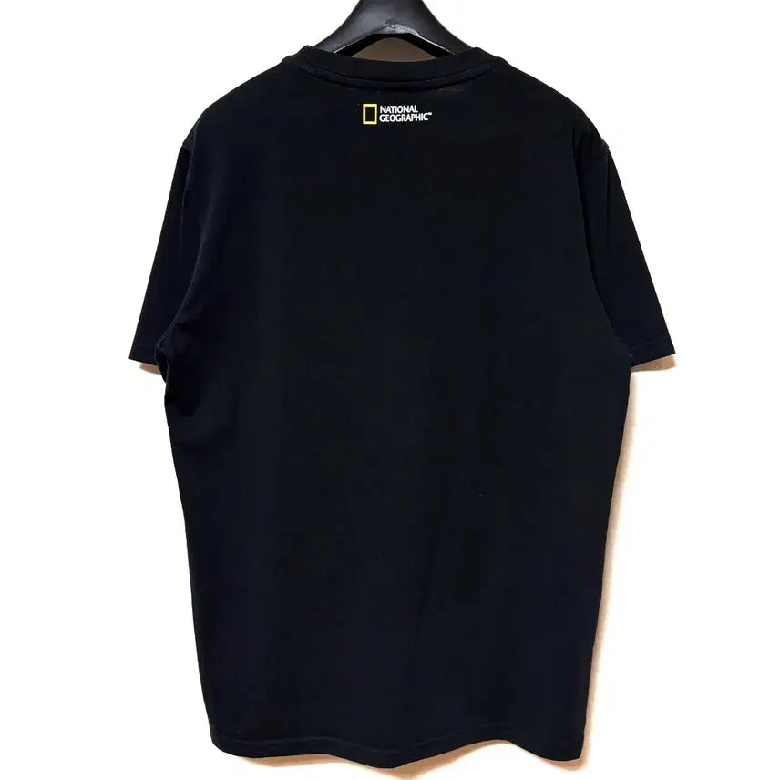 [SOLD OUT] [L,100]내셔널지오그래픽 빅로고 반팔티 블랙
