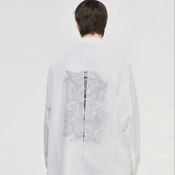 [SOLD OUT] 송지오 아크엔젤 베일드 셔츠 화이트 48사이즈 새거