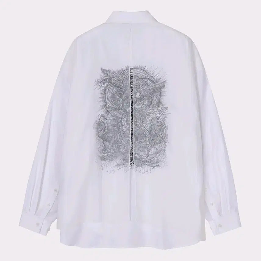 [SOLD OUT] 송지오 아크엔젤 베일드 셔츠 화이트 48사이즈 새거