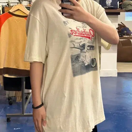 [BUNJANG] Quiksilver Single Stitch Short Sleeve T-shirt / 퀵실버 싱글스티치 반팔티