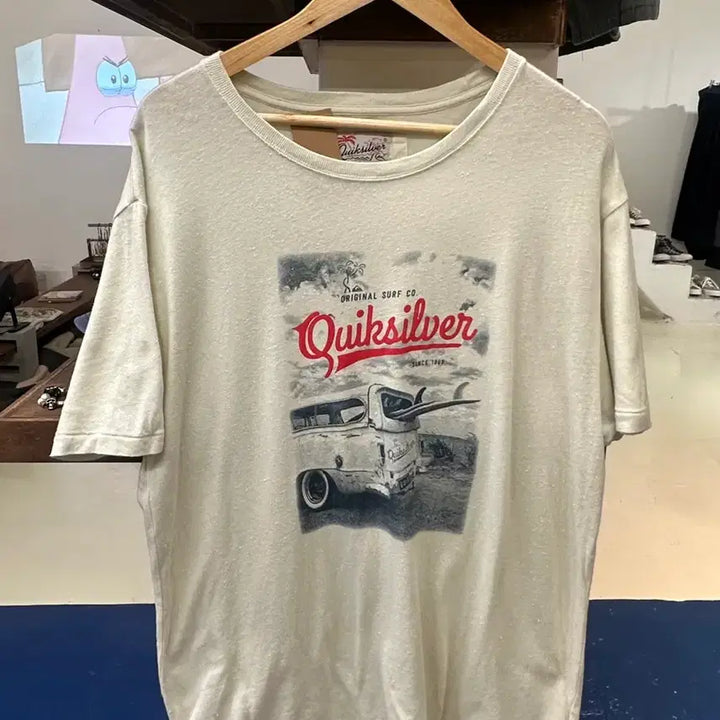 [BUNJANG] Quiksilver Single Stitch Short Sleeve T-shirt / 퀵실버 싱글스티치 반팔티