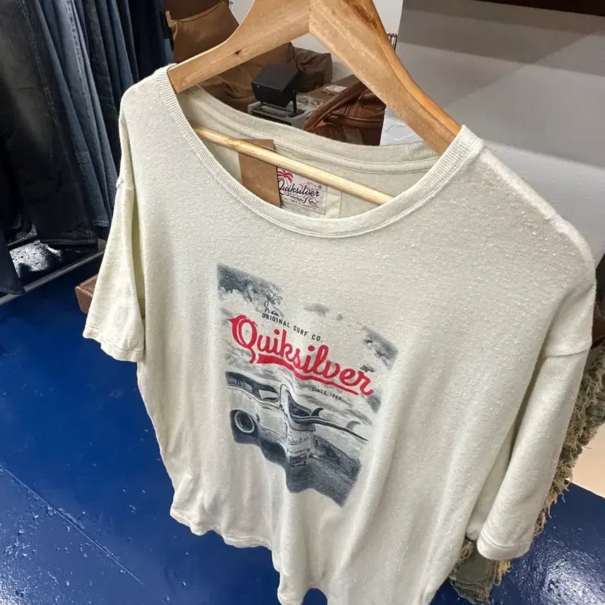 [BUNJANG] Quiksilver Single Stitch Short Sleeve T-shirt / 퀵실버 싱글스티치 반팔티