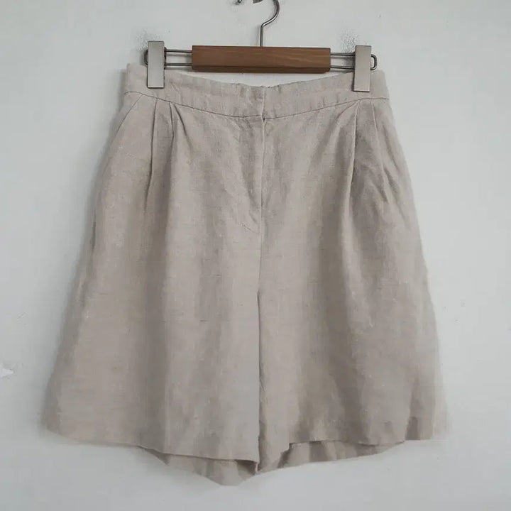 [SOLD OUT] 바이민 여성 린넨 밴딩 5부 반바지 26-27