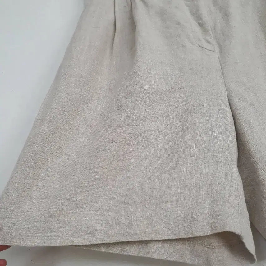 [SOLD OUT] 바이민 여성 린넨 밴딩 5부 반바지 26-27
