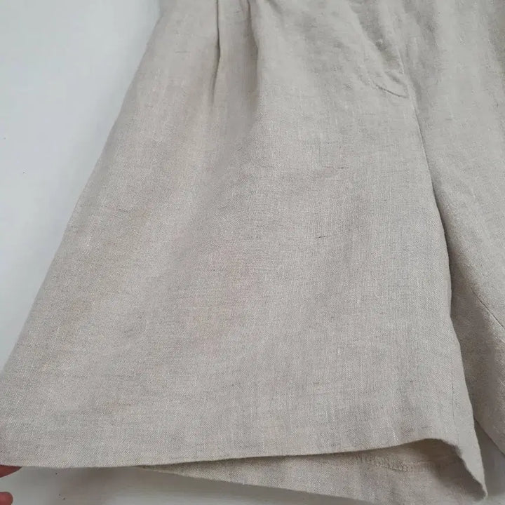 [SOLD OUT] 바이민 여성 린넨 밴딩 5부 반바지 26-27