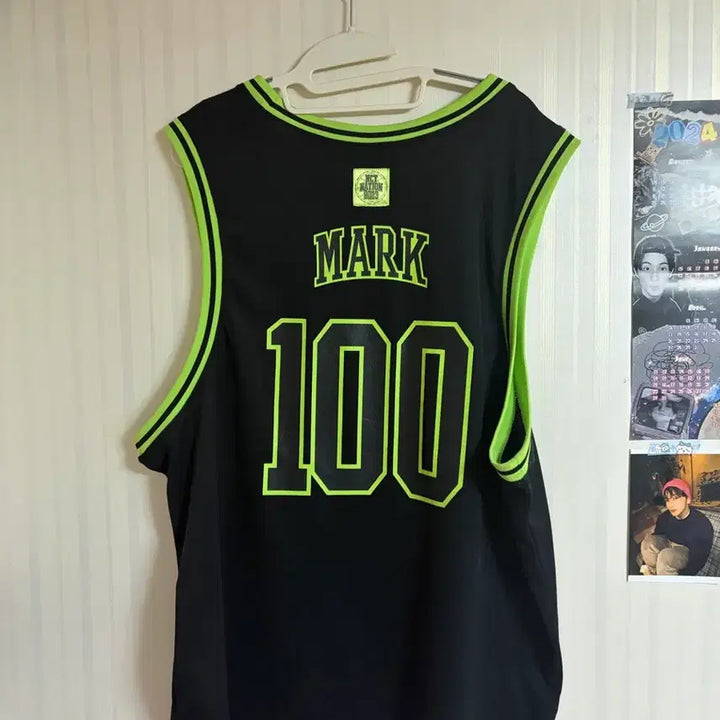 [BUNJANG] NCT Mark Nation Uniform / 마크 엔시티 네이션 유니폼 농구복 100번