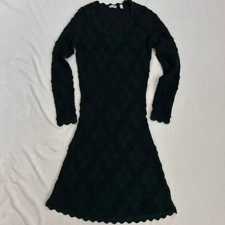 [BUNJANG] Burberry 23FW Jacquard Wool Knit Dress Deep Green / (L)버버리 23FW 자카드 울 니트 원피스 딥그린